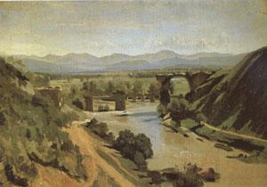 Jean Baptiste Camille  Corot The Bridge at Narni A study (mk05)